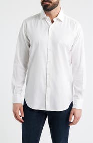 Peter Millar Campbell Perfect Pinpoint Regular Fit Button-Up Shirt