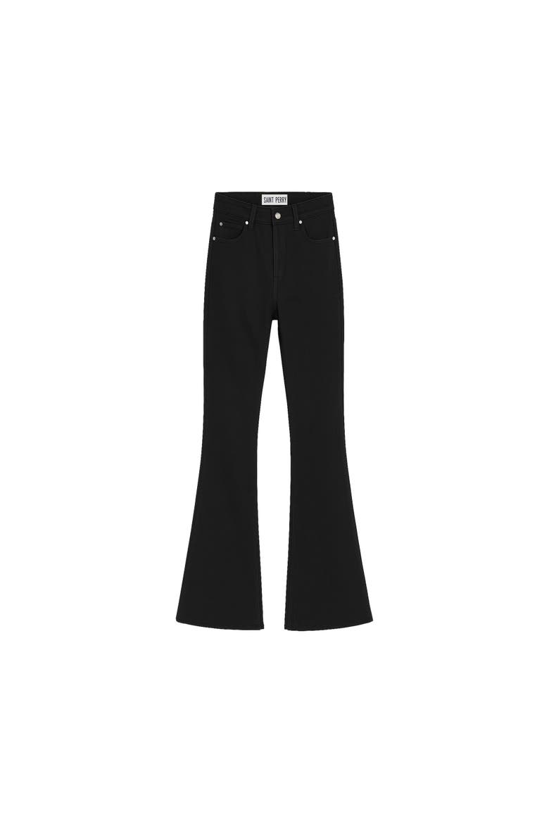Angel Flare Denim, Main, color, Black
