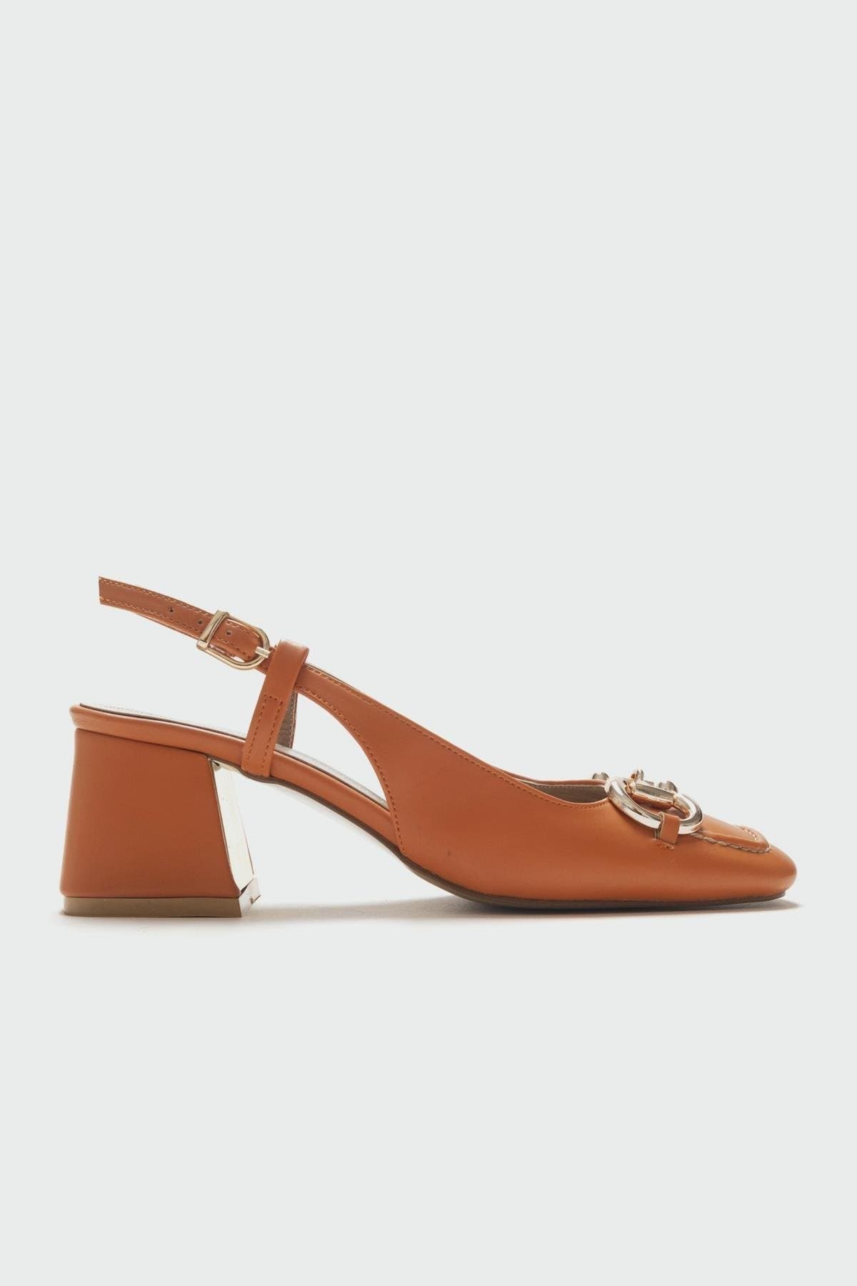 Karol Block Heel Pump, Alternate, color, Orange