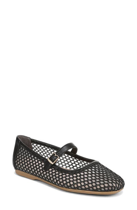 Wren Mesh Mary Jane Flat (Women)