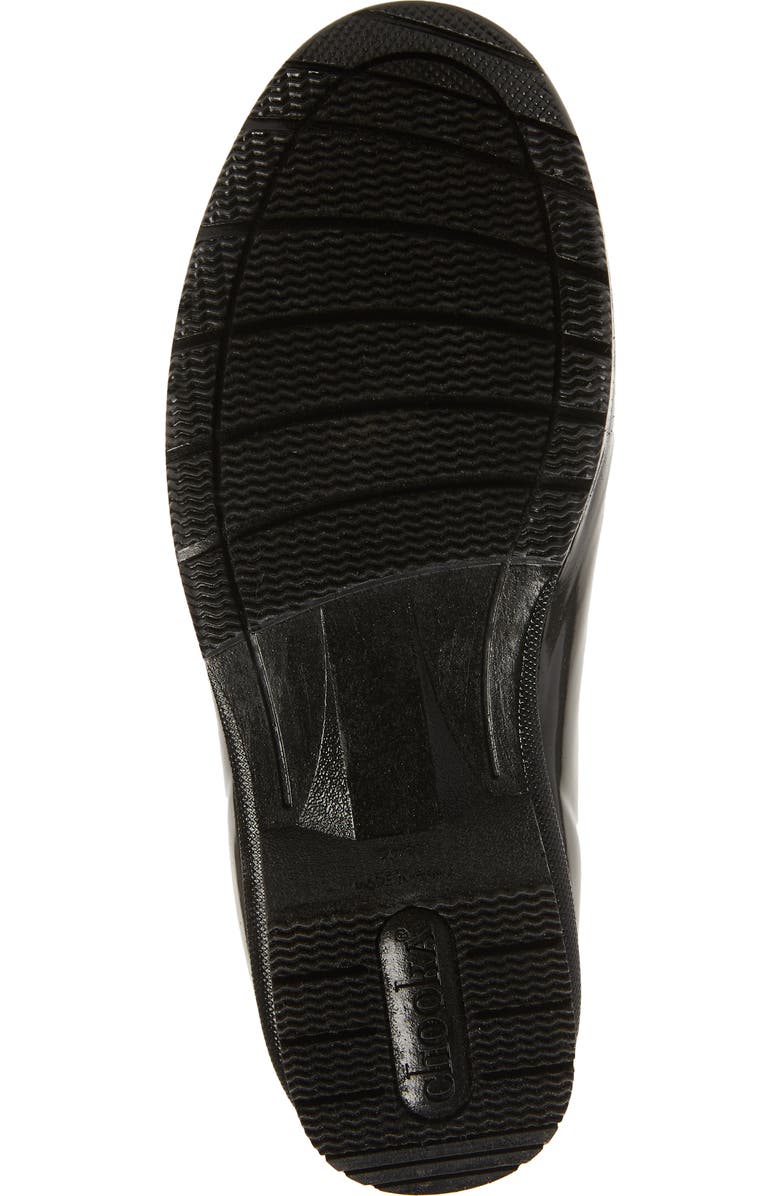 Chooka Polished Mid Rain Boot, Alternate, color, Black