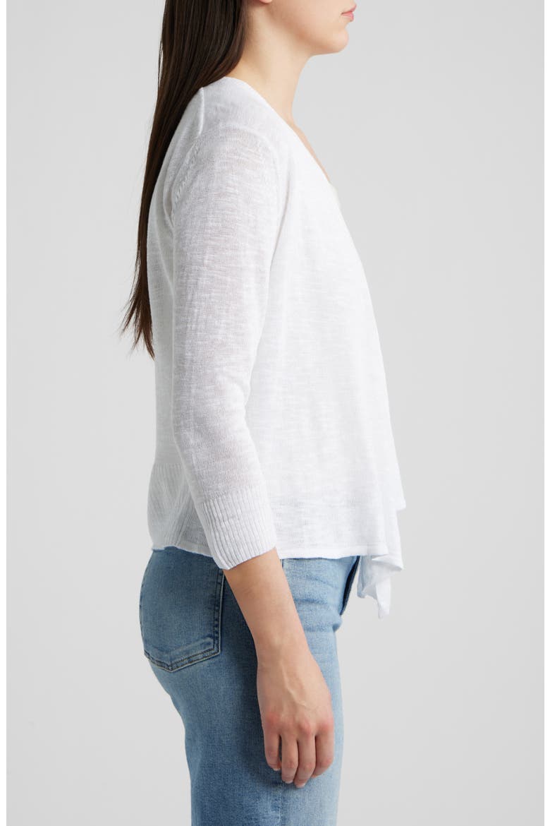 Slub Knit 4-Way Cardigan, Alternate, color, PAPER WHITE