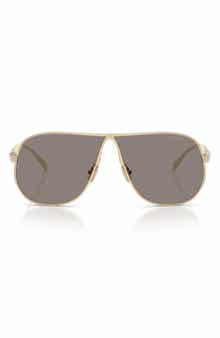 66mm Oversize Pilot Sunglasses