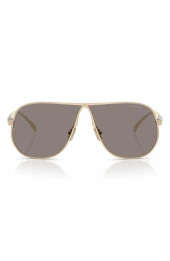 66mm Oversize Pilot Sunglasses