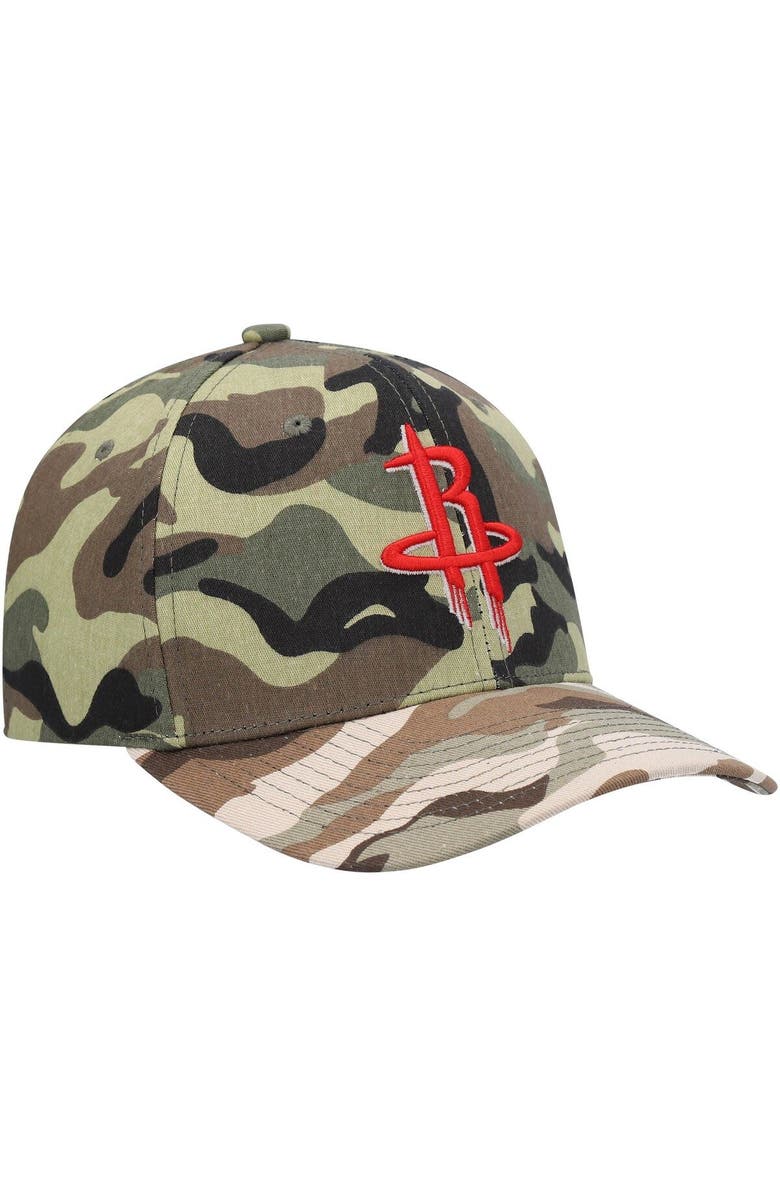 Mitchell & Ness Men's Mitchell & Ness Camo Houston Rockets Woodland Desert Snapback Hat, Alternate, color, 