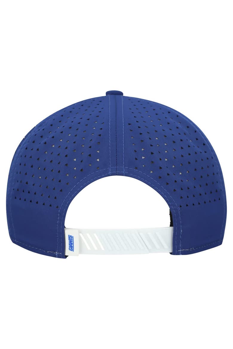 Men's New Era  White/Royal New York Giants Established Patch 9SEVENTY Adjustable Hat, Alternate, color, White