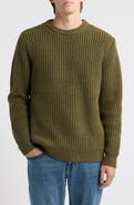 Schott NYC Donegal Tweed Wool Blend Crewneck Sweater