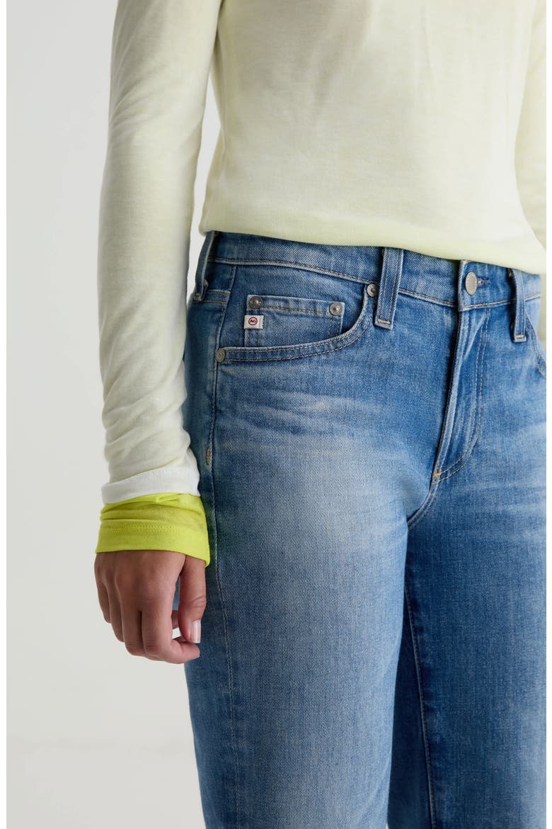 Sandra Low Rise Slim Straight Leg Jeans, Alternate, color, 15 YEARS REGAL