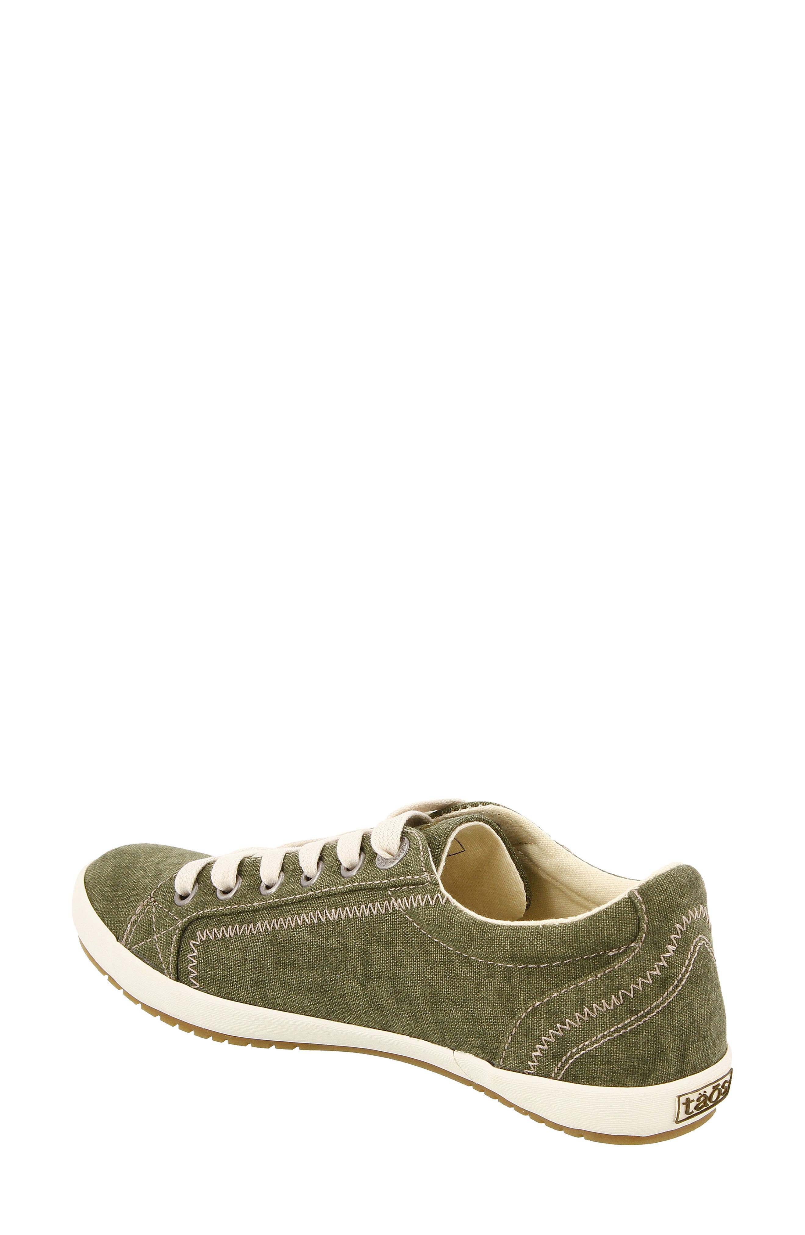 'Star' Sneaker, Alternate, color, OLIVE WASHED CANVAS