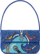 STAUD Tommy Beaded Shoulder Bag