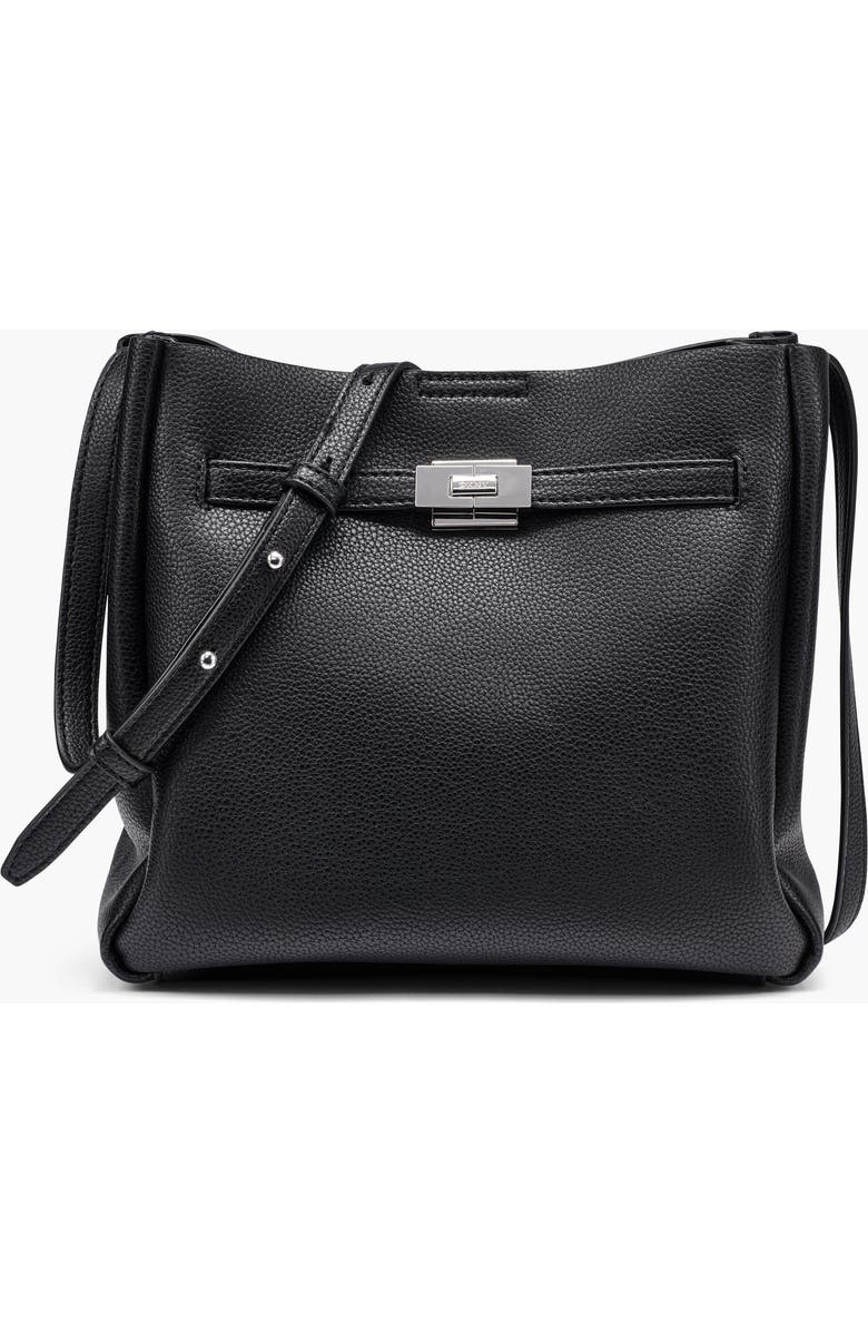 DKNY Bryar Crossbody, Main, color, Black/Silver