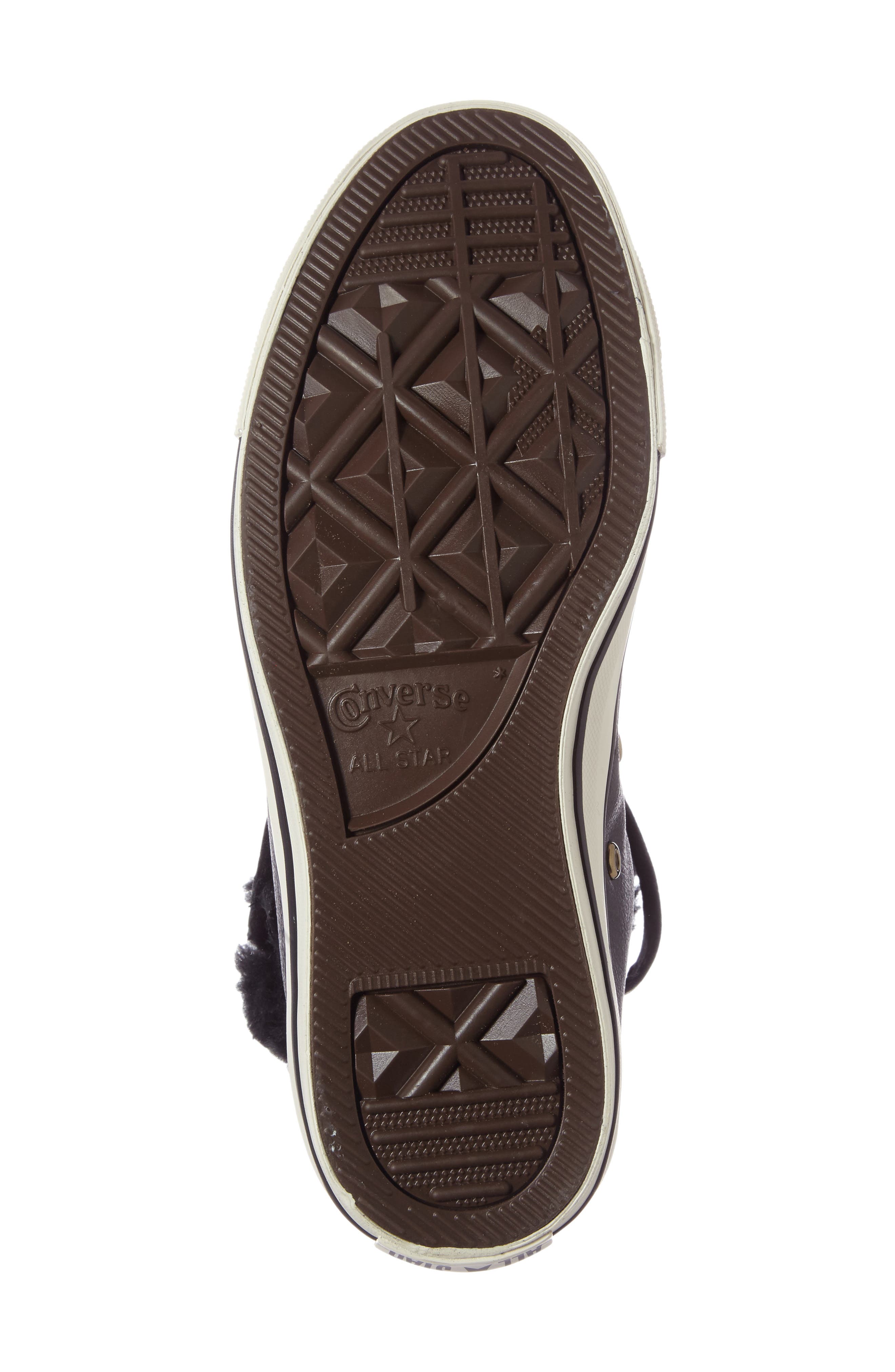 Converse Chuck Taylor<sup>®</sup> All Star<sup>®</sup> Faux Fur High Top Sneaker, Alternate, color, 