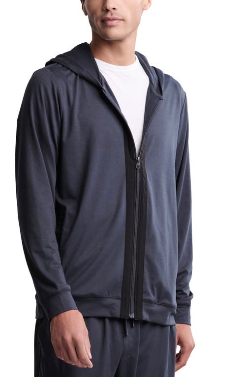 Barefoot Dreams Malibu Collection® Butterchic Zip Hoodie In Blue