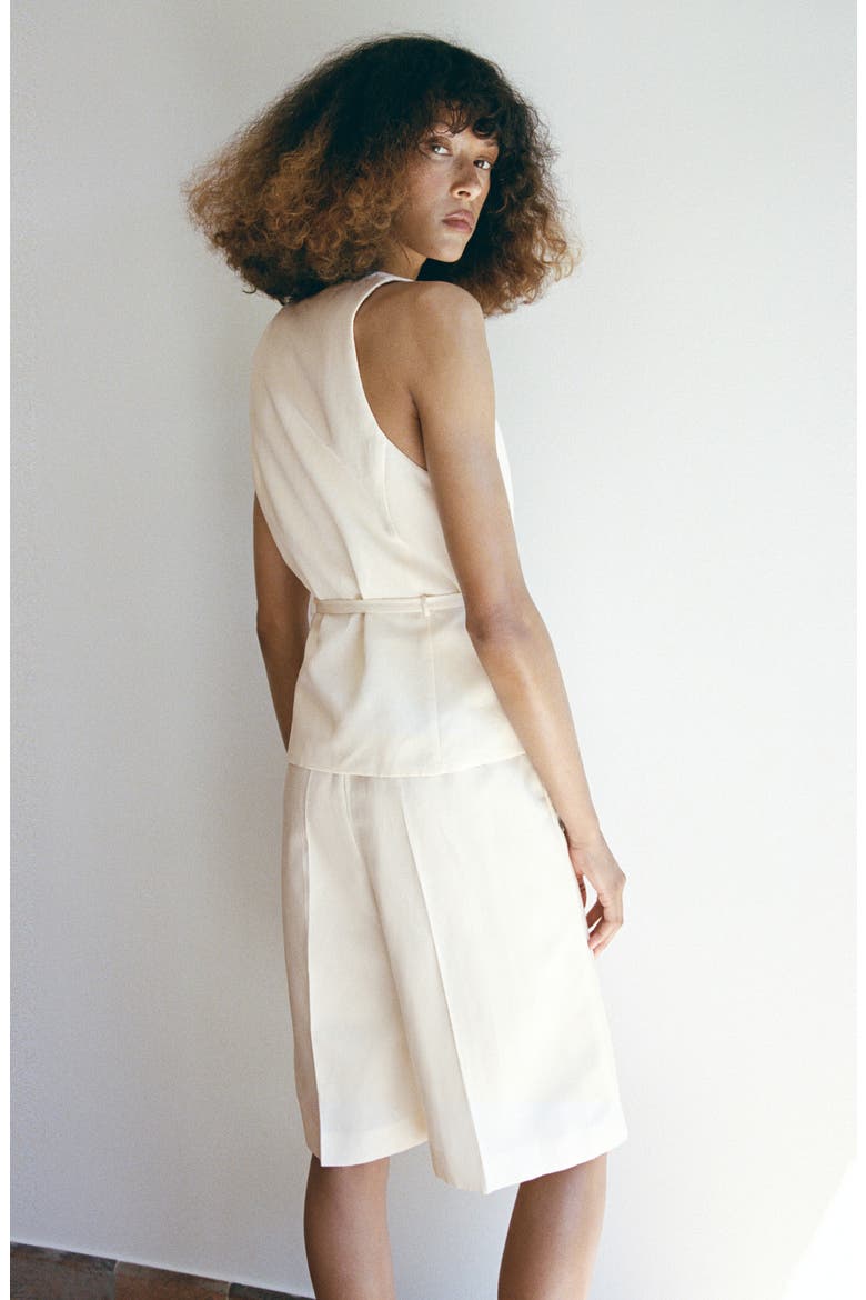 Wrap Jumpsuit, Alternate, color, ECRU