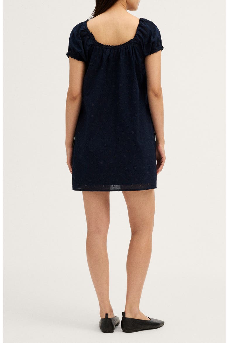 The Chateau Minidress, Alternate, color, DEEP INDIGO