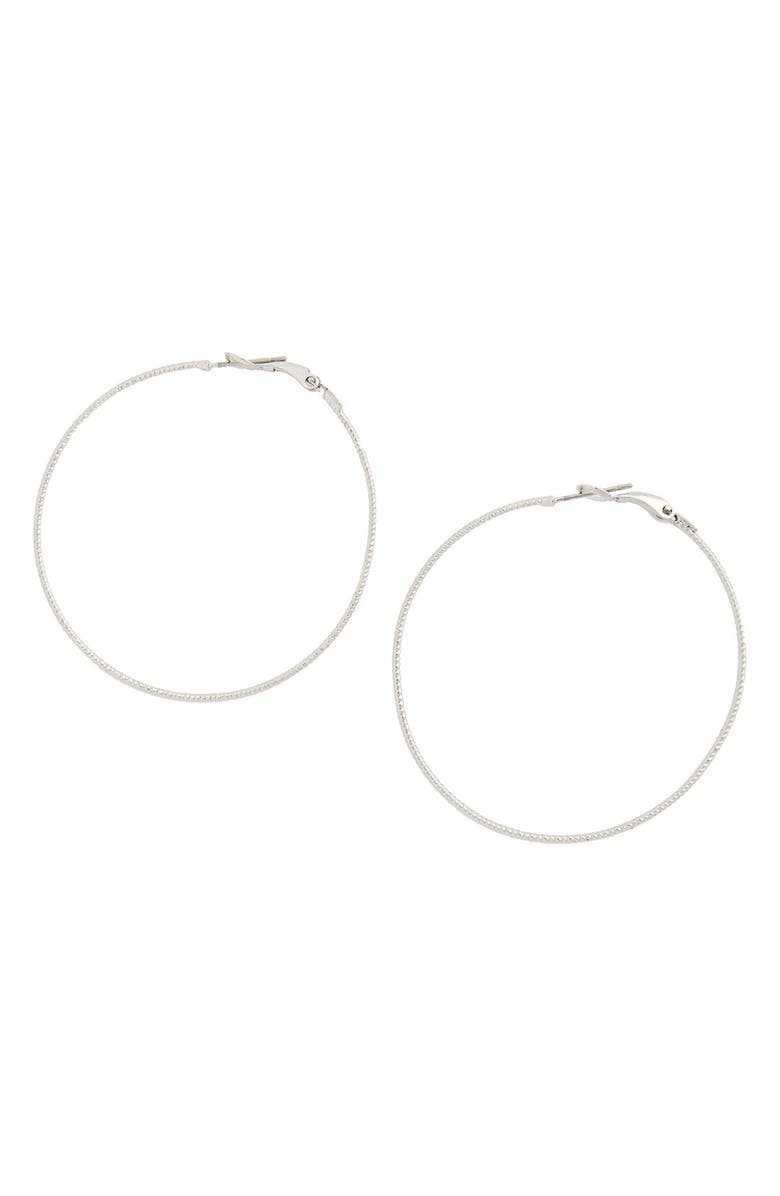 Cara Hoop Earrings, Main, color, 