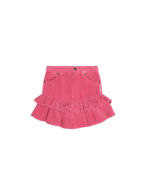 Berry Cord Tiered Skirt