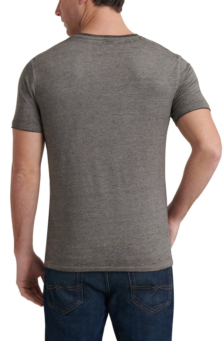 Lucky Brand Venice Burnout V-Neck T-Shirt, Alternate, color, Grey