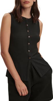 Varley Latia Button-Up Tank