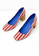 Charlotte Stone Estee Multicolor Square Toe Pump