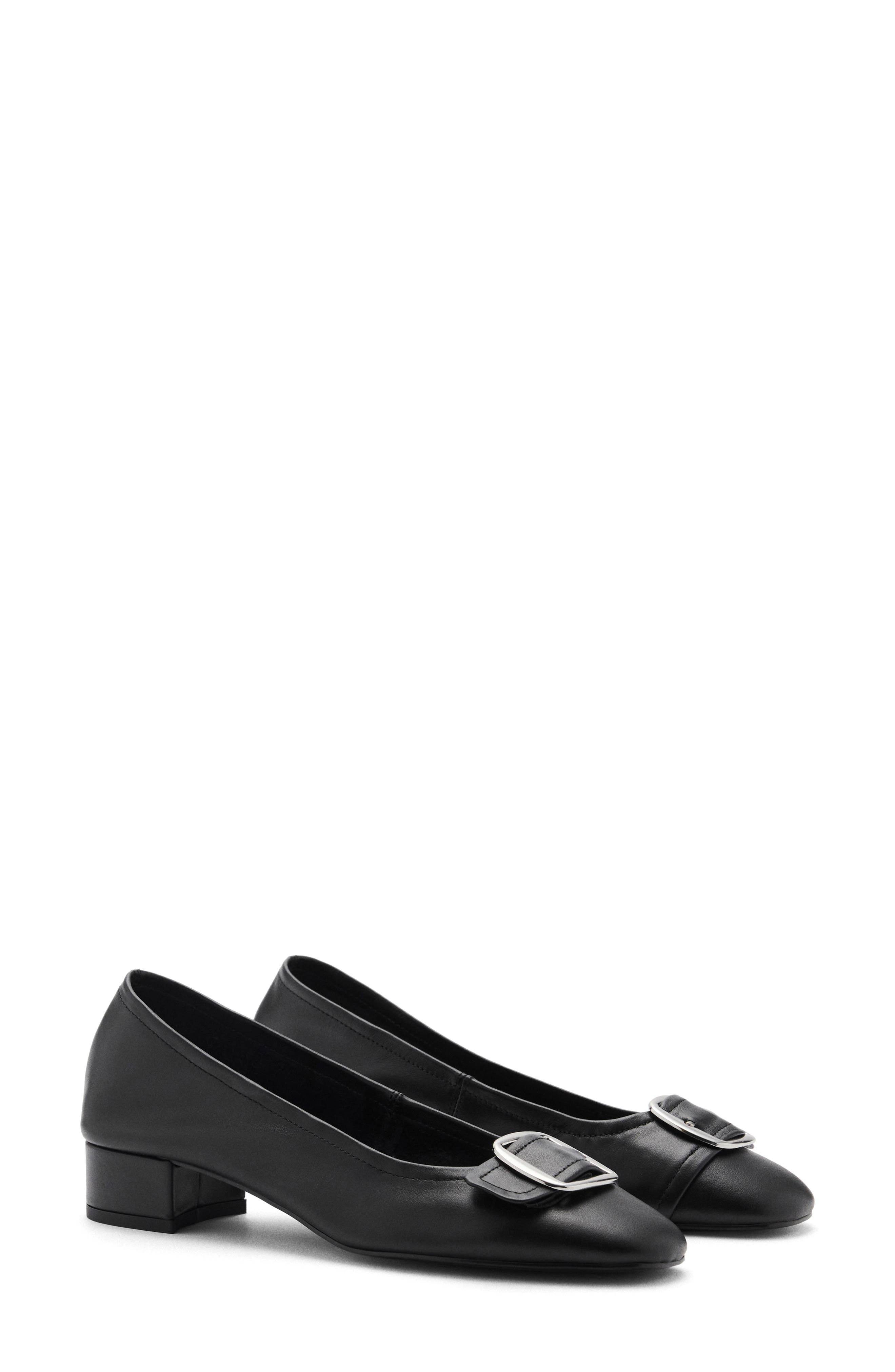 MANGO Buckle Pump, Main, color, Black