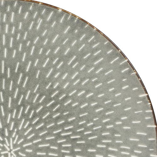 Gibson Elite Matisse 16 Piece Stoneware Dinnerware Set With Reactive Glaze In Green