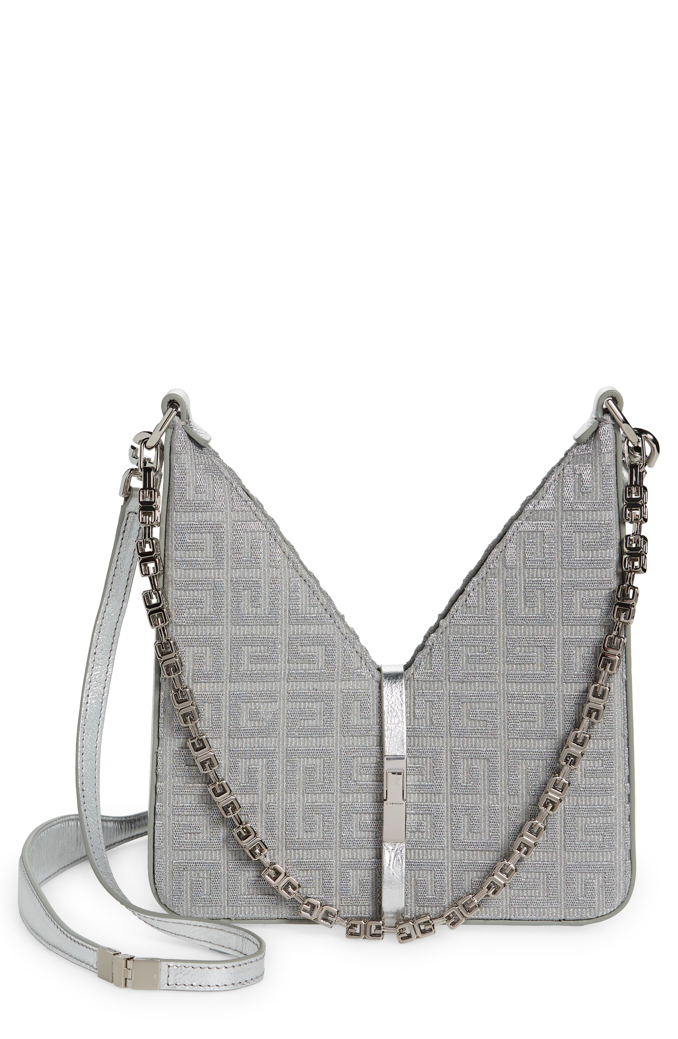 Givenchy Mini Cutout Shoulder Bag, Main, color, 