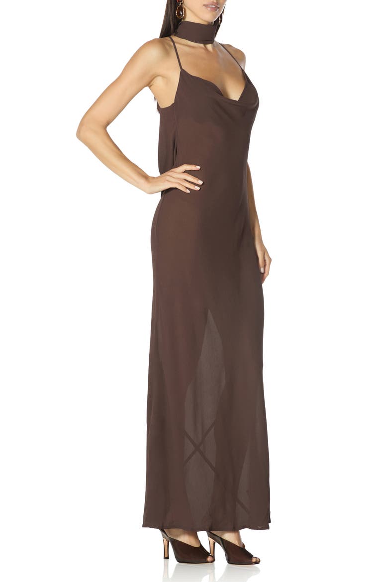 Cheryl Maxi Dress, Alternate, color, ESPRESSO