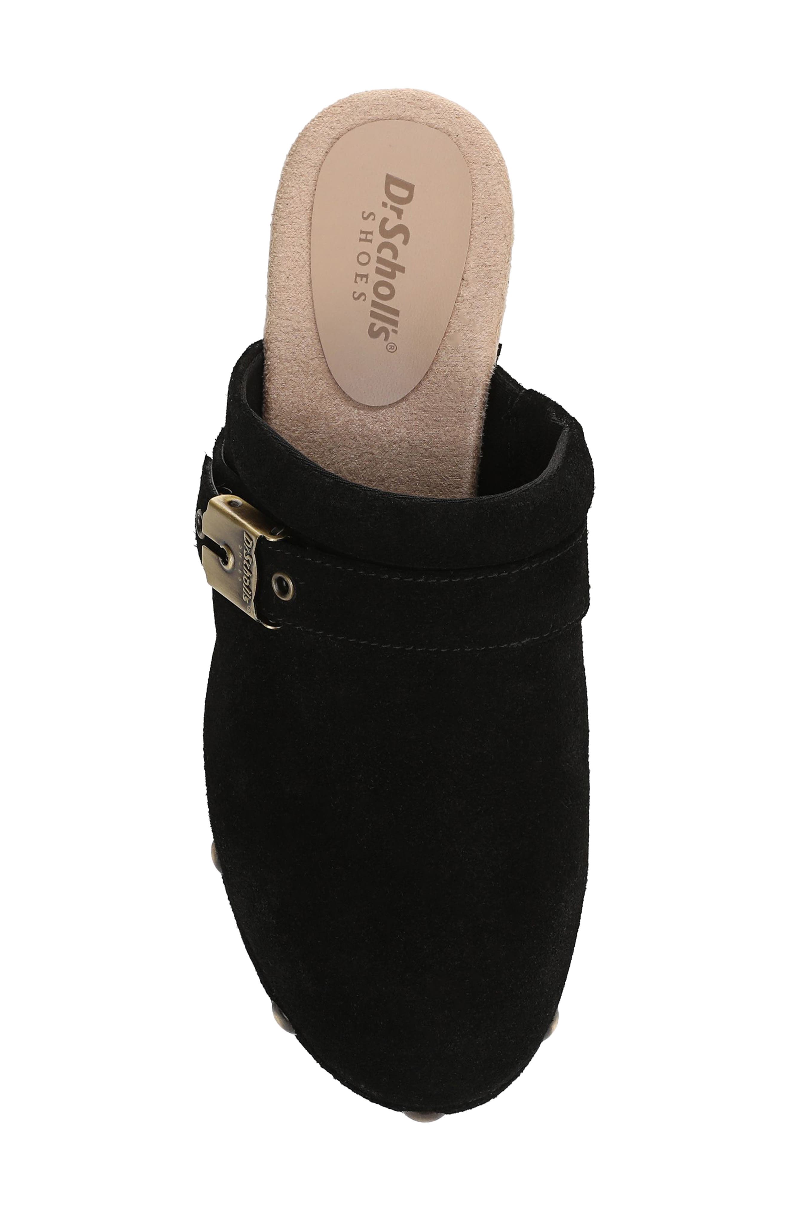Original Collection Joy Platform Clog, Alternate, color, BLACK SUEDE