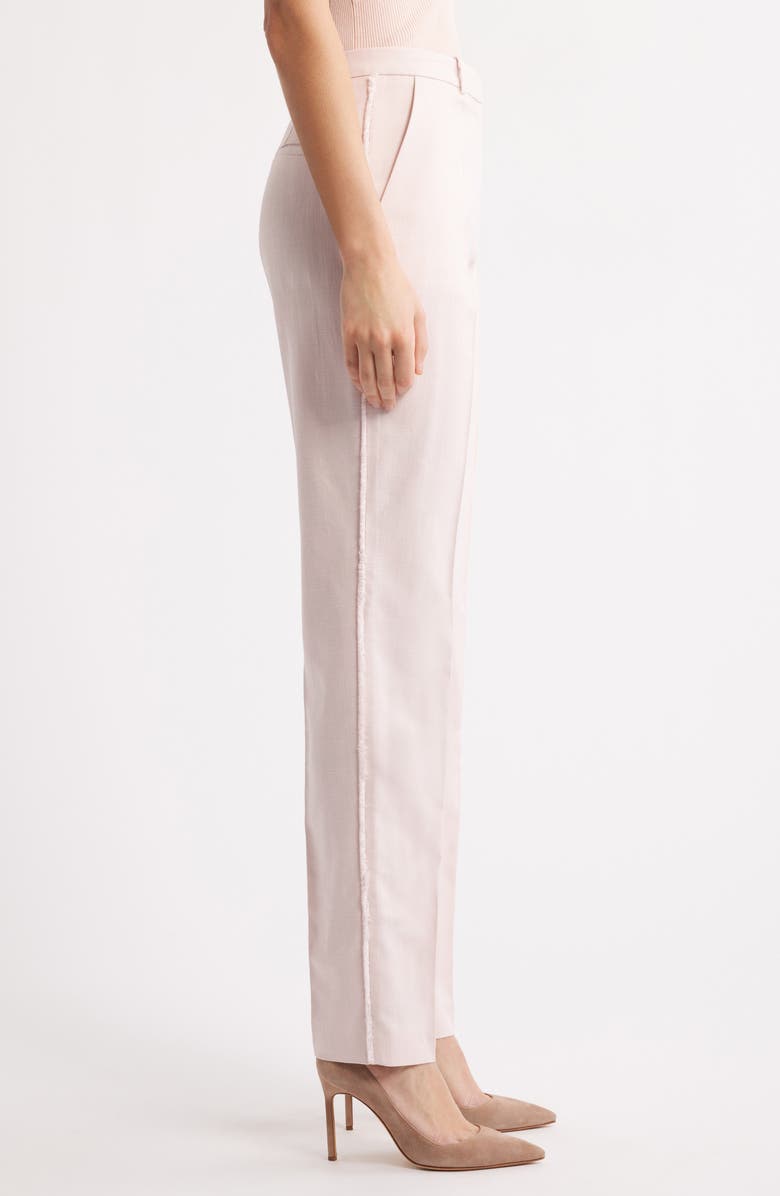 BOSS Tanya Straight Leg Pants, Alternate, color, Crystal Melange