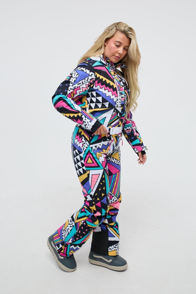 Blades of Glory Curved Women's Ski Suit, Alternate, color, multi-colour