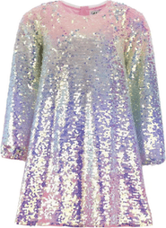 Lola + The Boys Sequin Ombre Party Dress