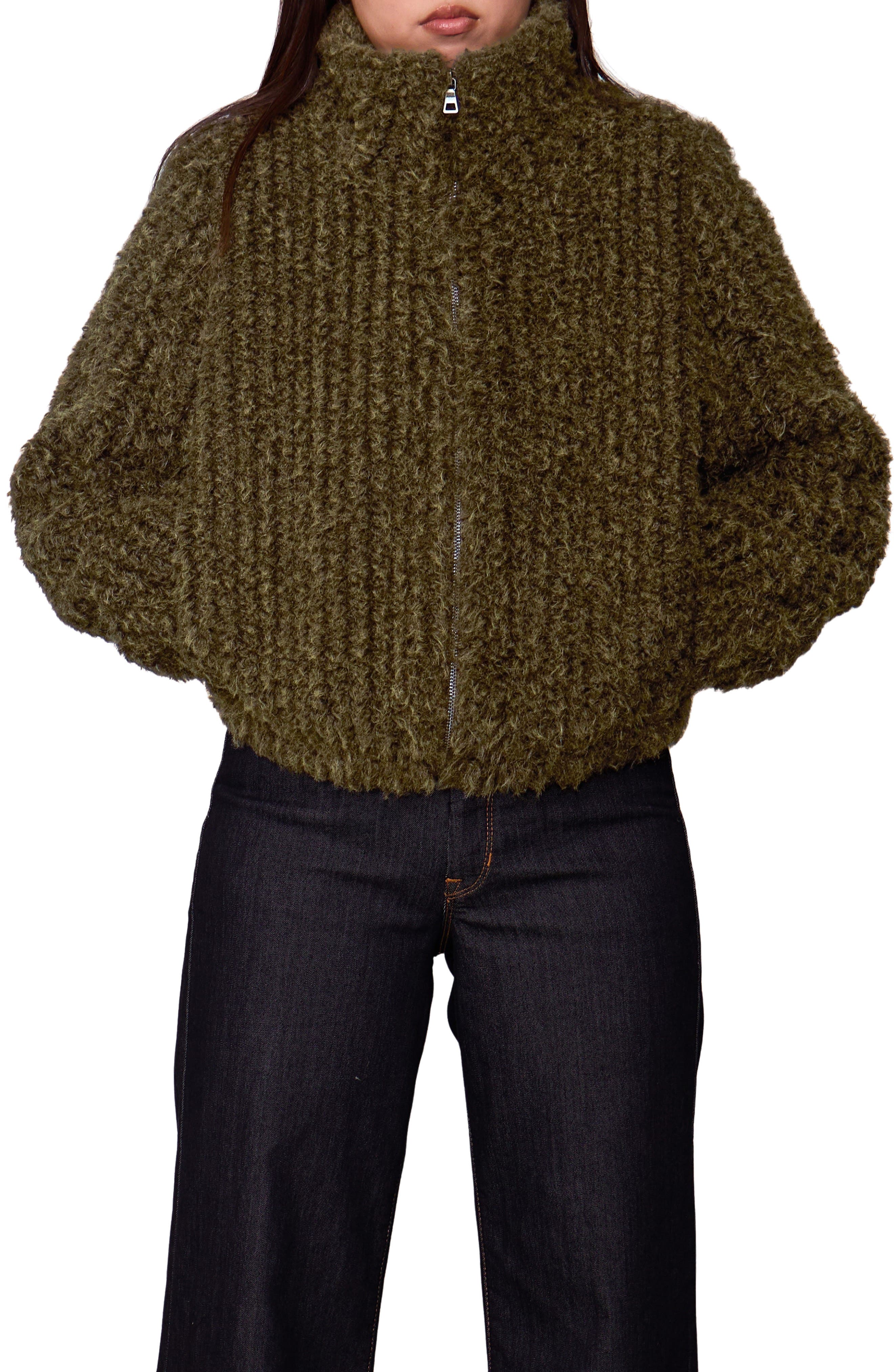 High Pile Fleece Zip Jacket