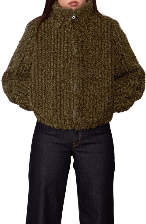 High Pile Fleece Zip Jacket