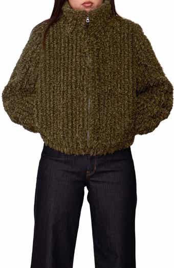 High Pile Fleece Zip Jacket