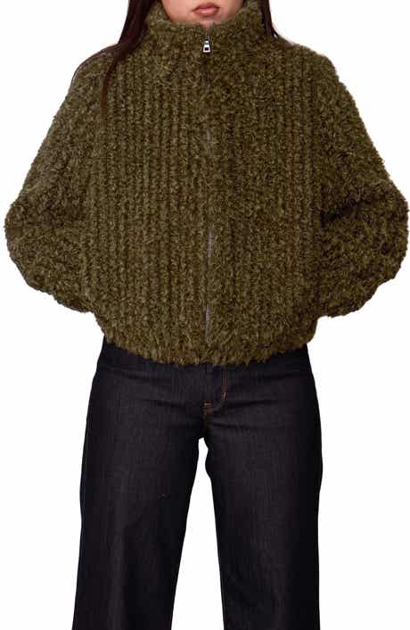 High Pile Fleece Zip Jacket