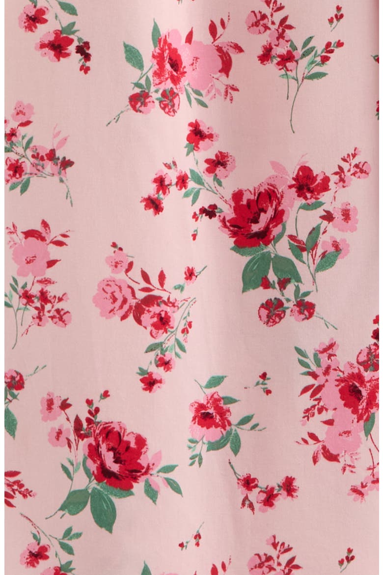 Kids' Flutter Sleeve Jumpsuit, Alternate, color, PINK DOGWOOD BLOOMS