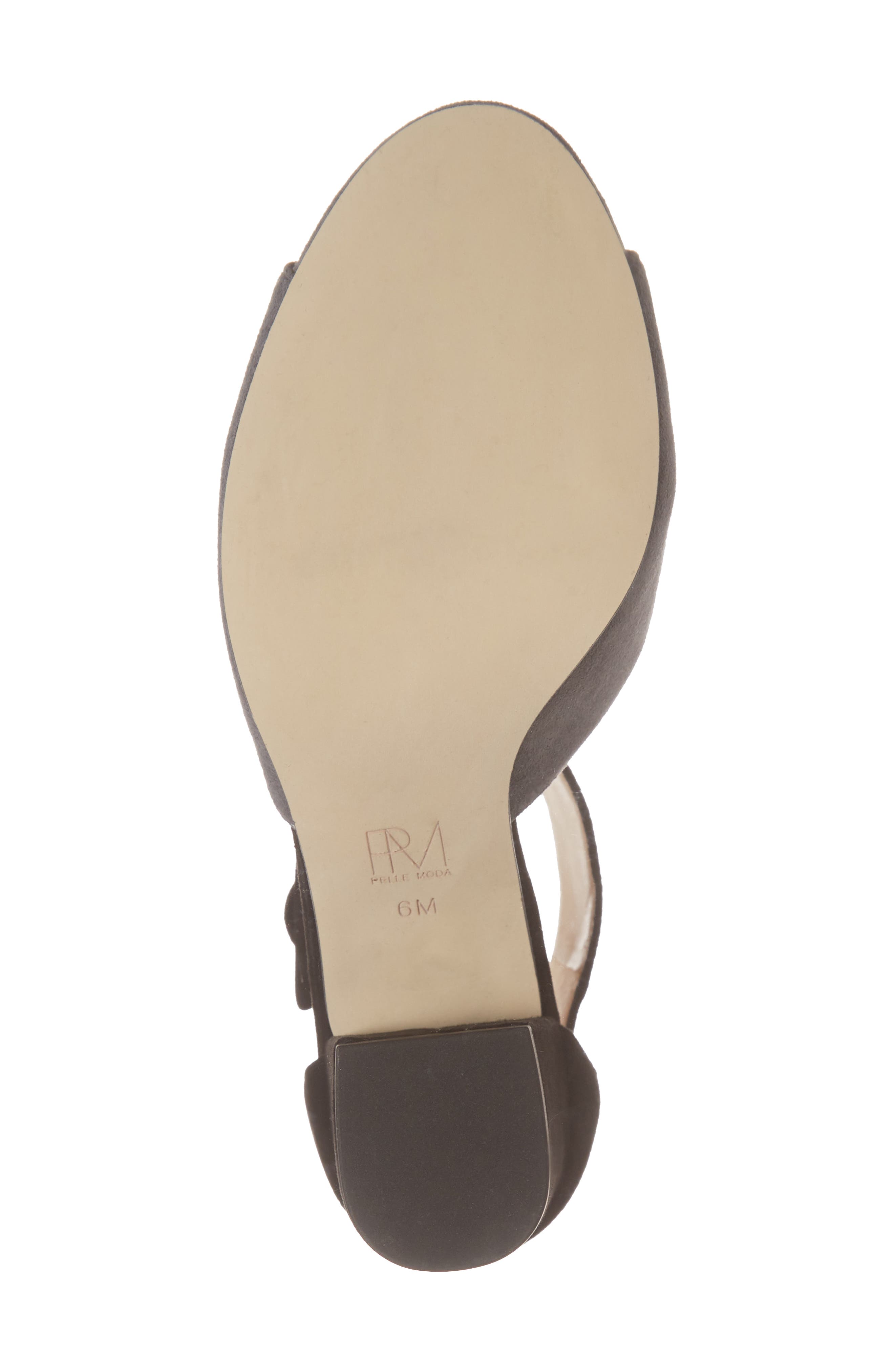 Bijou Sandal, Alternate, color, STEEL/ BLACK SUEDE