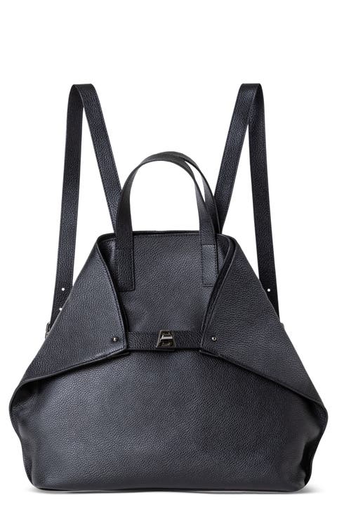 Medium Ai Leather Backpack/Tote Bag