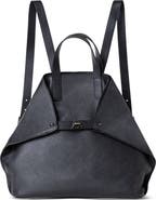Akris Medium Ai Leather Backpack/Tote Bag