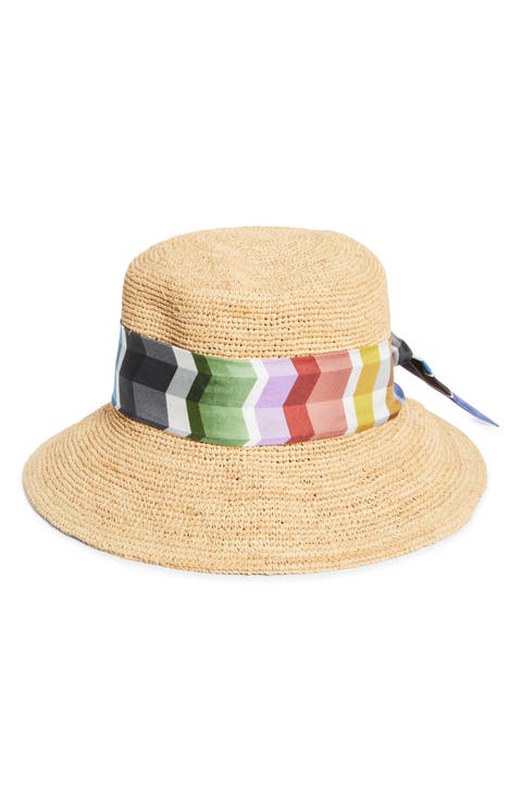 Straw Bucket Hat