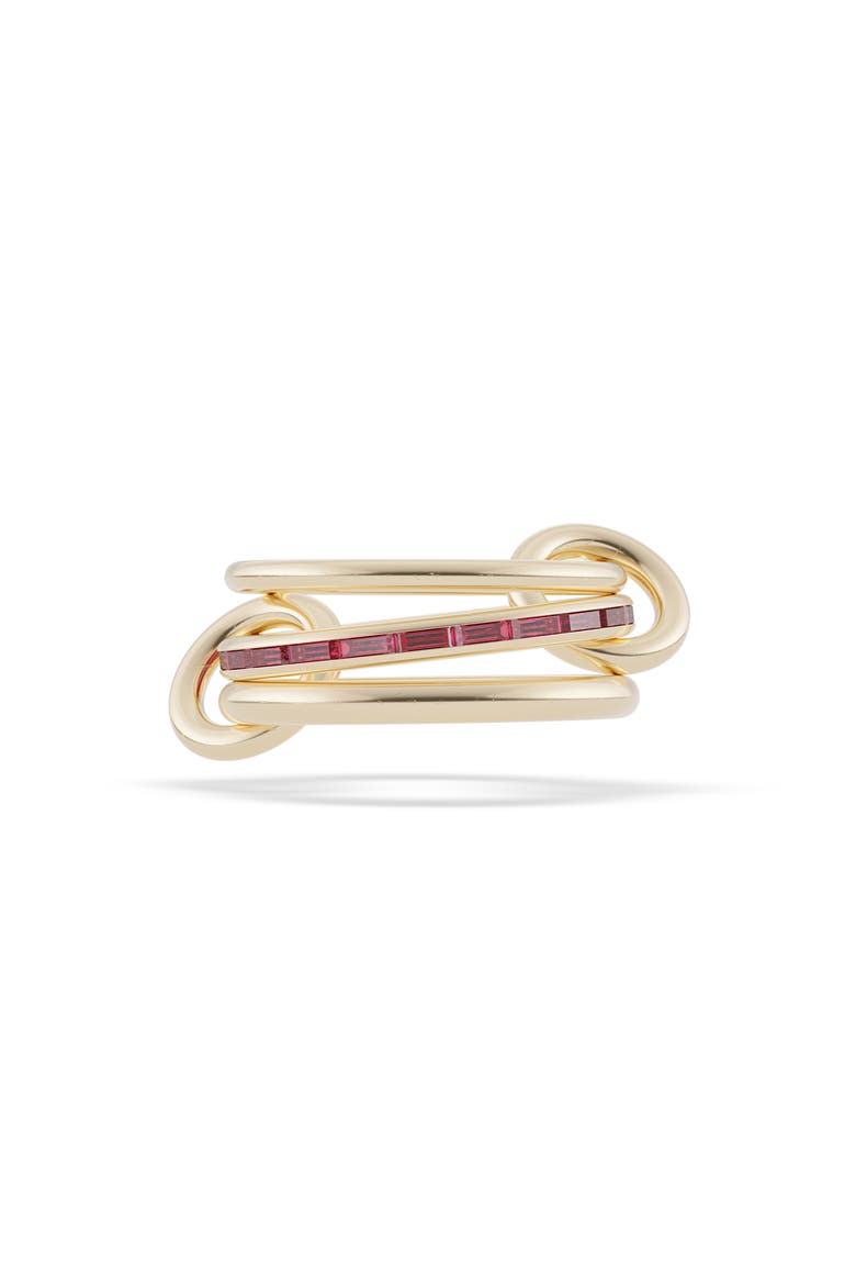 Pyrus Linked Rings, Main, color, YELLOW GOLD