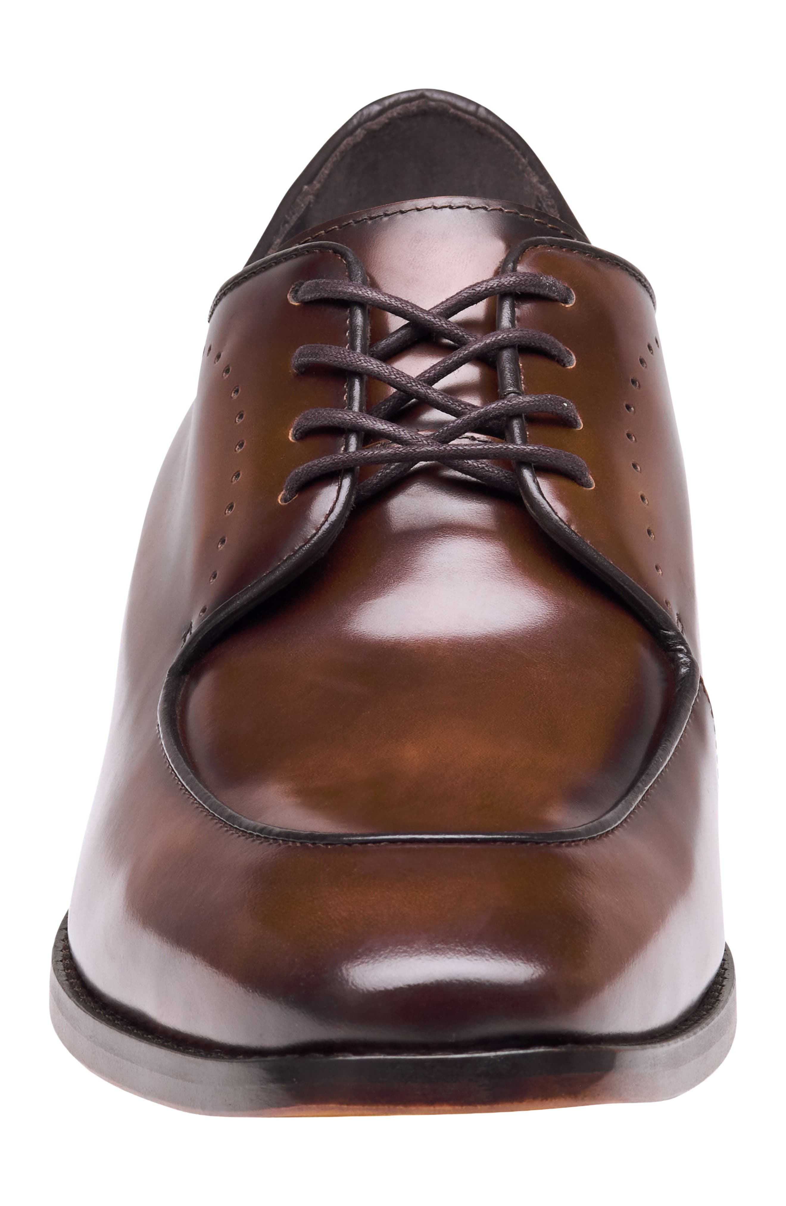 Arrister Moc Toe Derby, Alternate, color, TAN ITALIAN FULL GRAIN