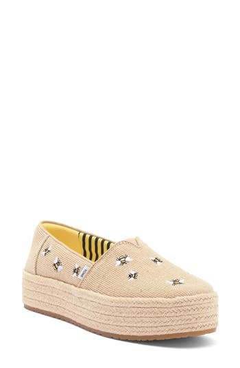 TOMS TOMS VALCIA ESPADRILLE SLIP-ON