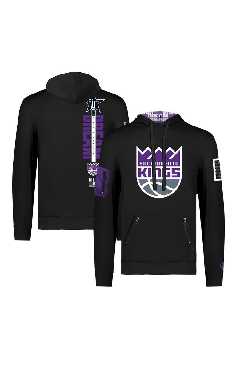 FISLL Unisex FISLL x Black History Collection Black Sacramento Kings Pullover Hoodie, Main, color,