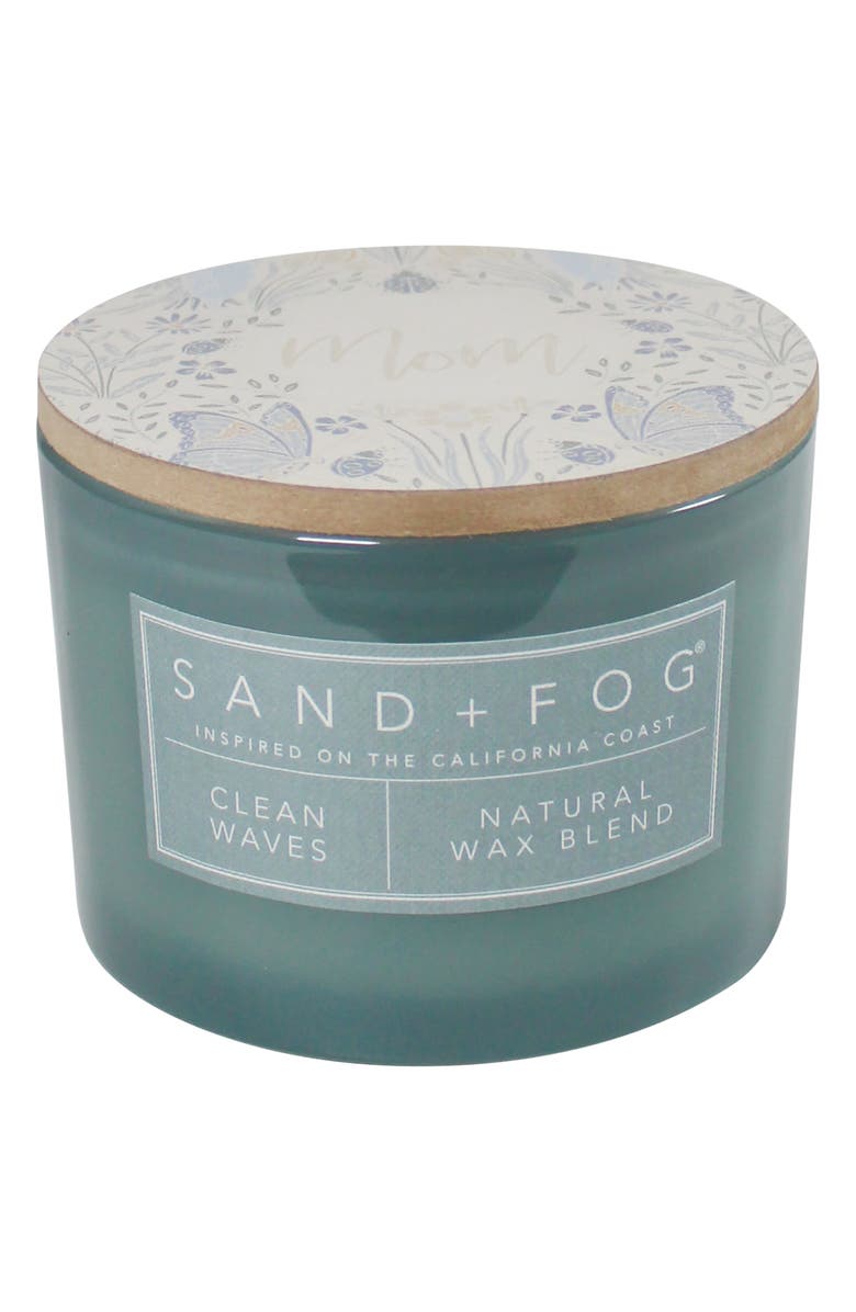 SAND AND FOG Scented Candle, Alternate, color, Clean Waves