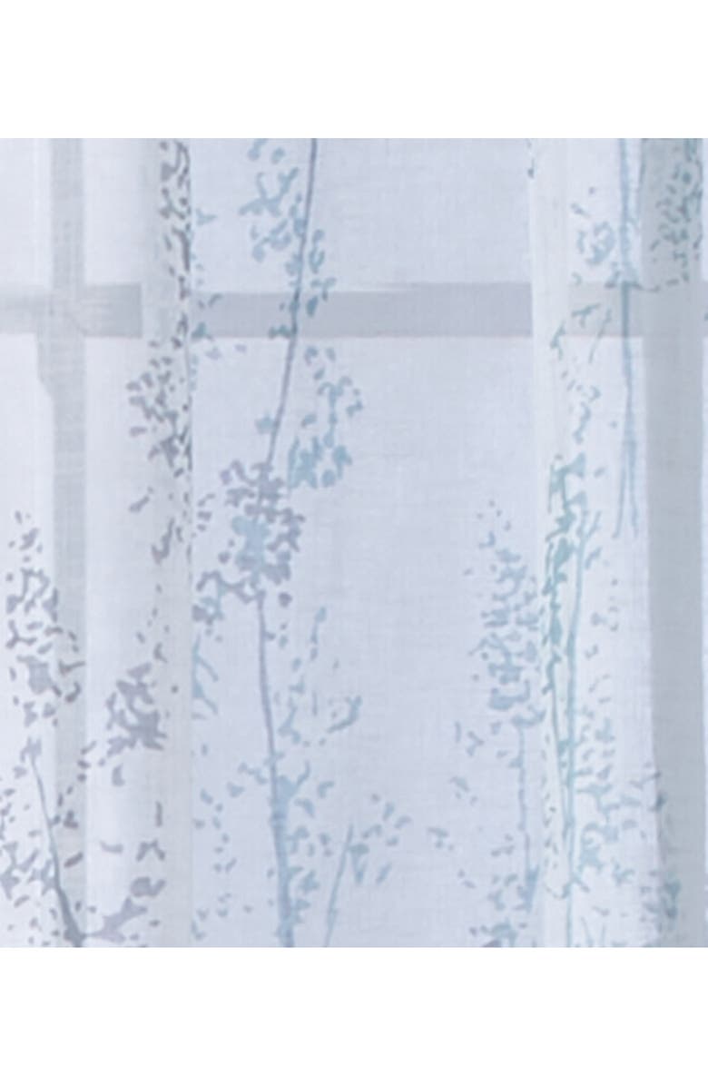 DKNY Whisper Poletop Curtain Panel, Alternate, color, Aqua