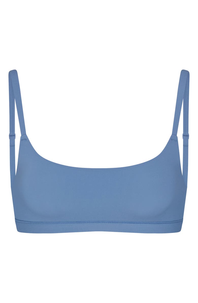 SKIMS Fits Everybody Scoop Bralette, Alternate, color, Arctic