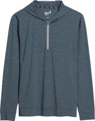 johnnie-O Bixler Hooded Quarter Zip Pullover