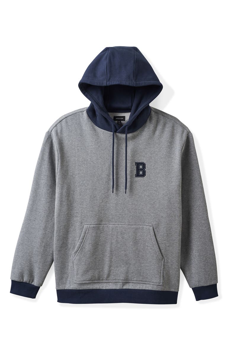 Brixton Retro Heavyweight Hoodie, Alternate, color, 